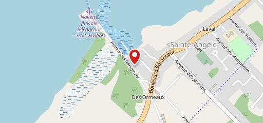 O Quai Des Brasseurs de St-Angèle de Laval, Bécancour sur la carte