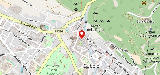 Oasi del Gusto Gubbio Gelateria, Creperia, Yogurteria sulla mappa