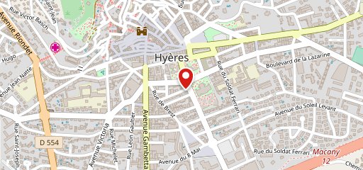 OBM Hyères-les-Palmiers sur la carte