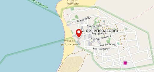 Amaramor Restaurante Jericoacoara no mapa