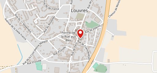 O'cezam louvres sur la carte