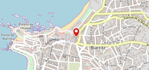 Octopus Biarritz sur la carte