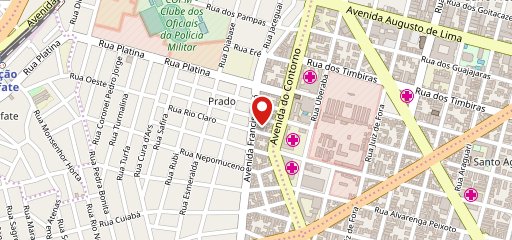 Odisseia Bar BH no mapa