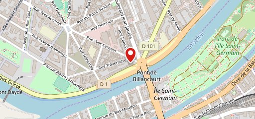 OFC Boulogne-Billancourt sur la carte