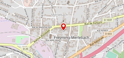 O'FIVE MERLEBACH sur la carte