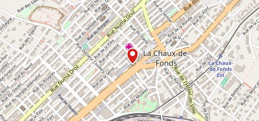 Okapi La Chaux-de-Fonds sur la carte