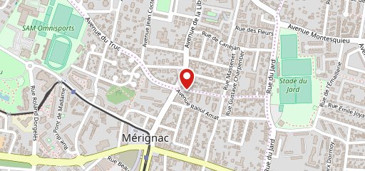 Oketa mérignac sur la carte