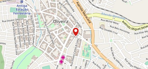 Olivas Hamburgueria no mapa