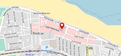 Oliver's Fish & Chip Restaurant REDCAR on map