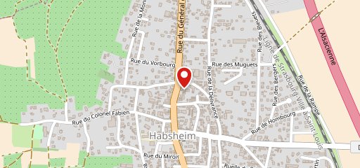 O'malo Habsheim sur la carte