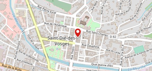 O'malo Saint-Dié-des-Vosges - Rue Thiers sur la carte