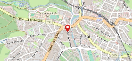 Eritrean Oneafricans restaurant Rüti sur la carte