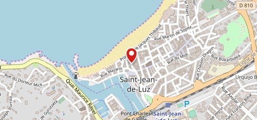 Ongi Ethorri Saint Jean de Luz sur la carte