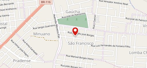 Opçāo Certa Lanches no mapa