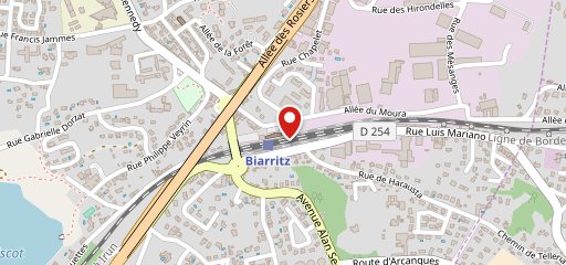 Open Gare Biarritz sur la carte