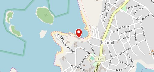 Orange Beach Club Ksamil on map