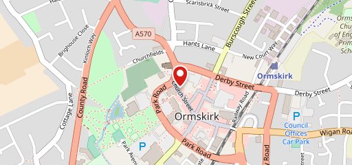 Ormskirk Kebab & Pizza on map