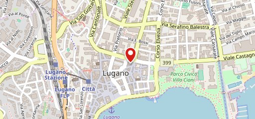 Ristorante Orologio Lugano sulla mappa