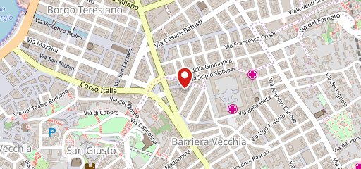 Osteria Ai Maestri Trieste sulla mappa