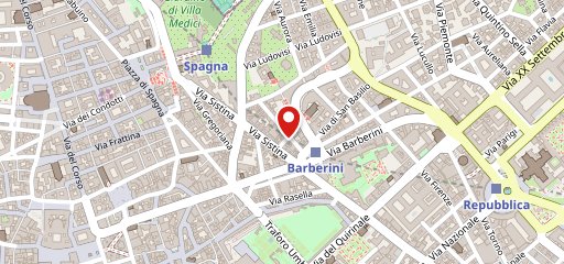 Osteria Barberini sulla mappa