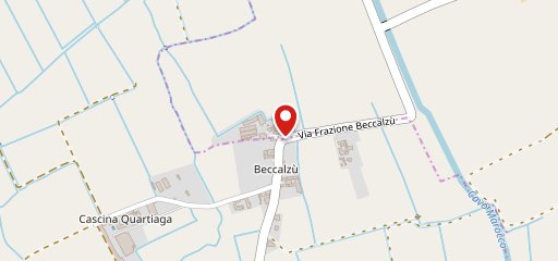 Osteria Beccalzù sur la carte