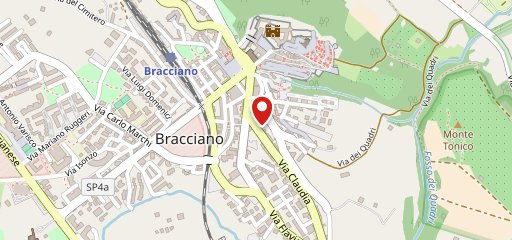 Osteria del Borgo - Bracciano sulla mappa