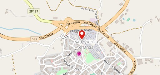 Osteria del Cardinale sur la carte