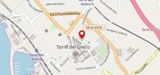 Osteria del vicolo sulla mappa