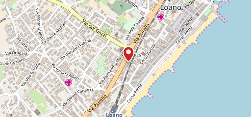 Osteria della palma sulla mappa