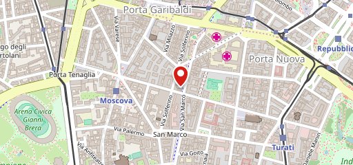 Osteria delle Coppelle Milano sulla mappa