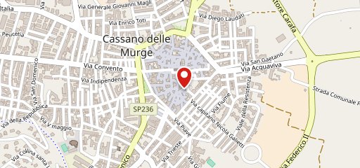 Osteria delle palme sulla mappa