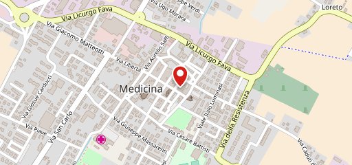 Osteria di Medicina en el mapa