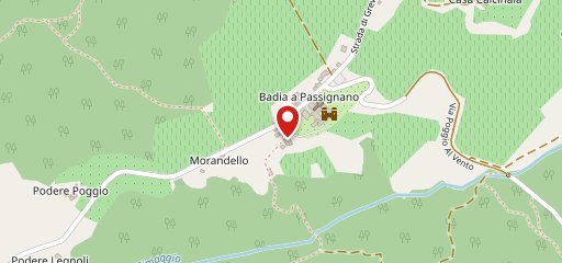 Osteria di Passignano sulla mappa
