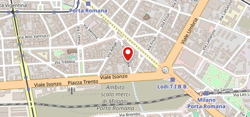 Osteria Gran Burrone sur la carte