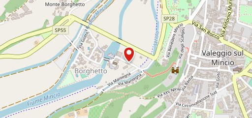 Osteria in Strada - Borghetto sur la carte