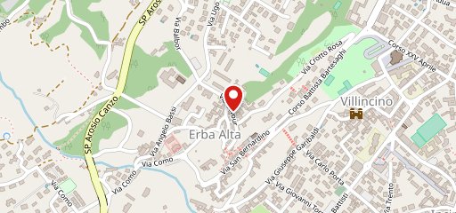 Osteria Italia Erba sur la carte