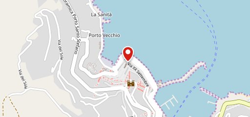 Ristorante Porto Santo Stefano - Osteria La Pace sur la carte