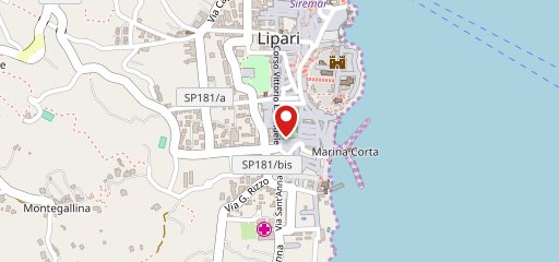 Osteria Liparota sur la carte