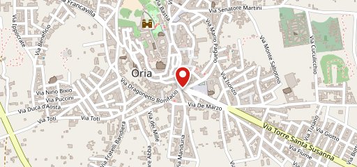 Osteria Luce sur la carte