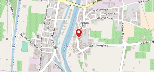 Osteria Ponton sur la carte