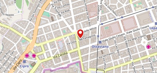 Osteria Rione 22 sur la carte