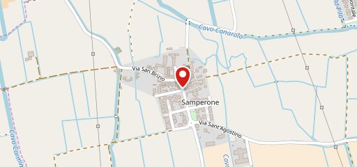 Pizzeria trattoria samperone sulla mappa