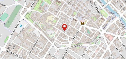 Osteria su Santa Trinita sulla mappa