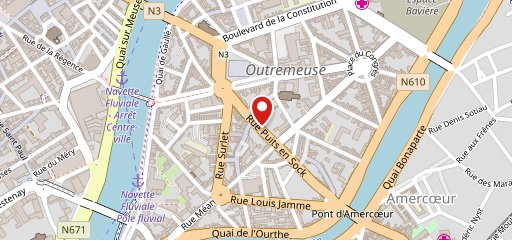 OuftiBurger Outremeuse sur la carte