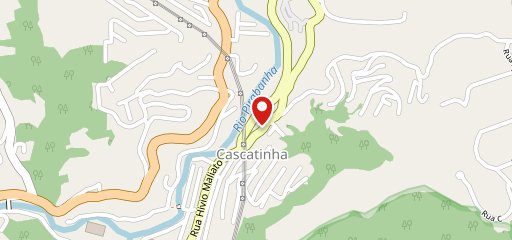 Outbêco Petrópolis-Cascatinha no mapa