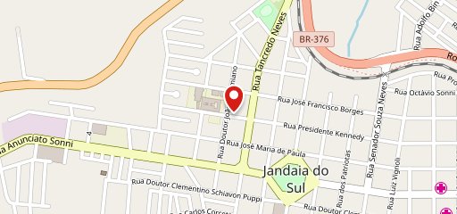 Indahouse Burguer lanches no mapa