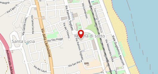 Over Pizza sulla mappa