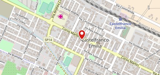 P di Pane Castelfranco Emilia sur la carte