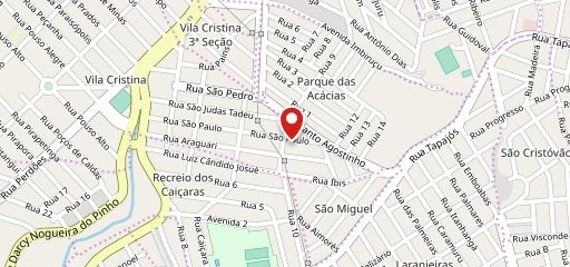 Padaria Café com Prosa no mapa