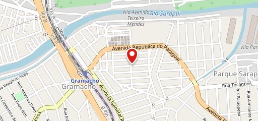 Padaria da Guaira no mapa